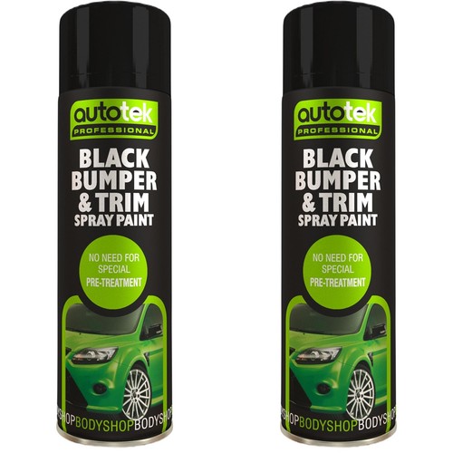 Black bumper trim aerosol - trim,