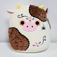 DOTD Ronnie the Cow 12” Squishmallow Halloween US Import Day Of The Dead BNWT