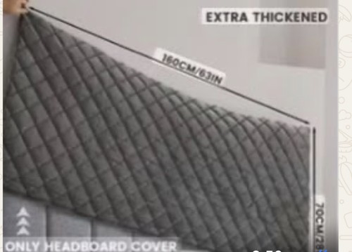 Plush velvet headboard cover - plush,