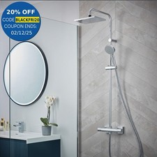 Hansgrohe Vernis Shape Thermostatic Mixer Shower Handset Head Valve Chrome