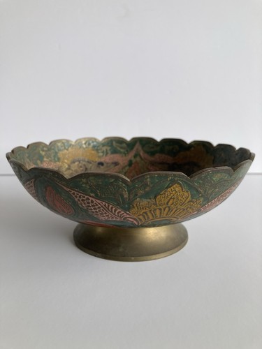 Vintage brass floral - vintage,