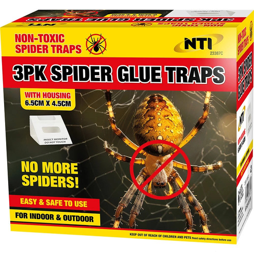 Pack spider glue traps - of,