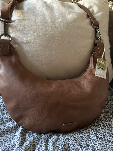 Fat face leather crossbody - face,