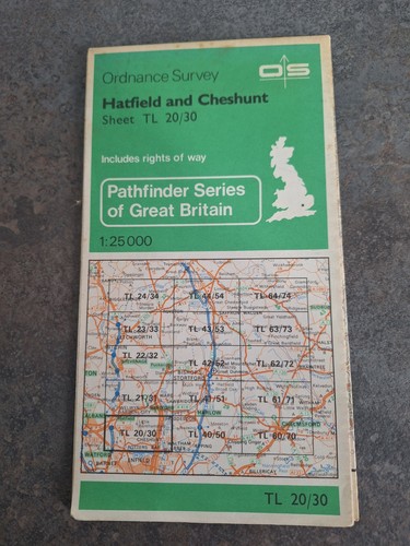 Ordnance survey pathfinder map - survey,