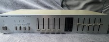 Technics SH-8015 5 Band Stereo Graphic Equalizer Silver - Vintage Made In Japan