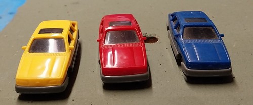 Guage set cars for - of, model