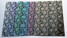 Hunkydory A4 Floral Black &