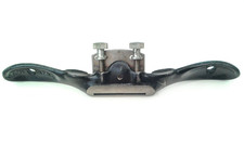 VINTAGE STANLEY METAL CURVED ADJUSTABLE SPOKESHAVE.   MADE IN ENGLAND