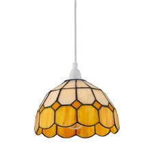 Amber Tiffany Coloured Glass