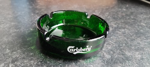 Carlsberg vintage green glass - vintage,