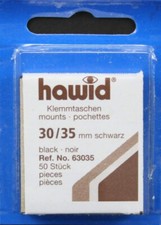 Hawid stamp mounts 30x35mm - 30x35mm,