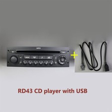 RD43 CD Player with USB Auxiliary Function For Peugeot  Citroen instead of RD4