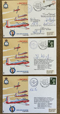 3 RAF Covers - THE SWORDS - RAF Leeming, Jet Provost - 1 Multi Signed & 2 Pilots