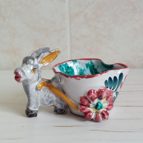 Vintage donkey cart - donkey,