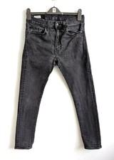 Levi's Mens Grey 519 Skinny Fit Stretch Denim Jeans Label 34  Waist 30-34 Leg 29