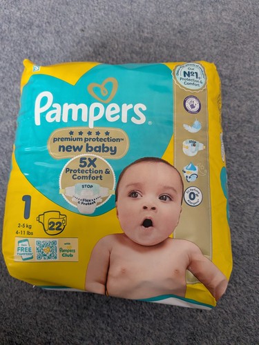 Pampers size unopened - pampers,