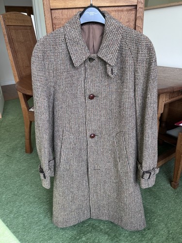 Harris tweed balmacaan - tweed, coat