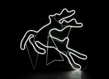Christmas jumping reindeer - jumping,