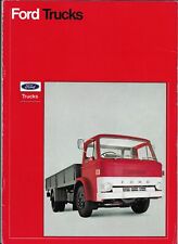 1971 Ford Trucks 'D' Series lorry brochure + specifications & options booklet