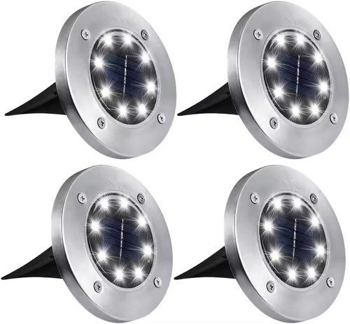 Led solar disk lights - led,