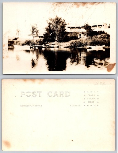 Vintage rppc lakeside lodge - lakeside,