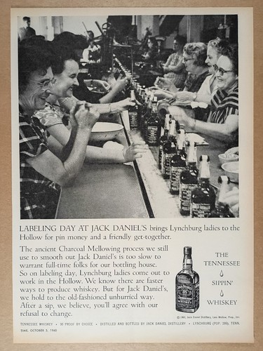 1960 jack daniel whiskey - jack, daniel's