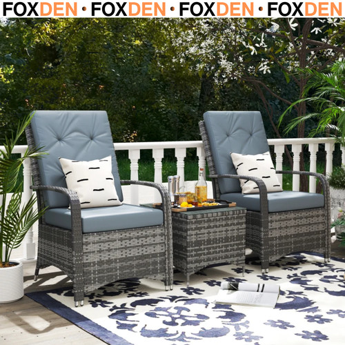 Piece rattan bistro set - rattan,