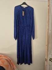 Hush Midi Dress Blue 10 NWT