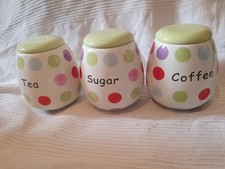 Tea Coffee Sugar Storage Jars