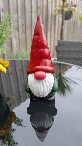 Concret garden gnome statue - gnome,
