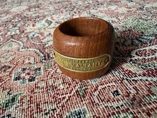 HMS Valiant teak Napkin Ring