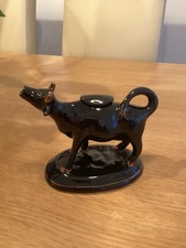 Antique Jackfield Pottery Cow