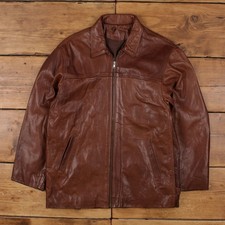 Vintage Leather Jacket L 90s