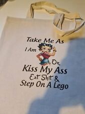tote shoulder  bag Betty Boop take me as i these are brand new made to order  am