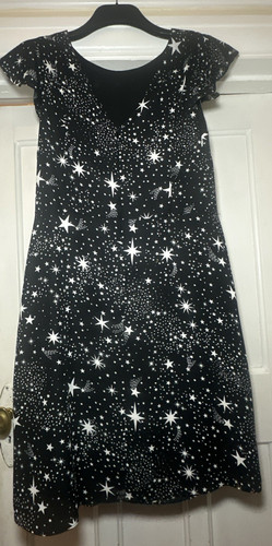 Wallis petite star print - petite, midi