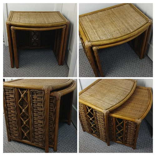 Vintage 1970s bamboo - 1970s, rattan