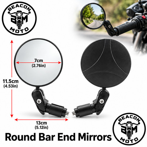 Motorcycle round bar - round,