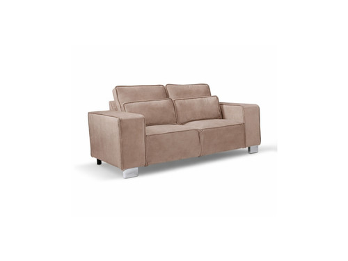 New velvet sofa seater - sofa, mink