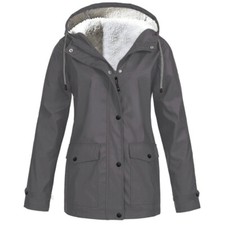 Women's Fleece Parka Hooded