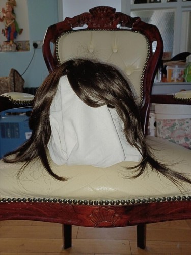 Hot hair sandy synthetic wig - hot,