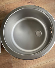 Alveus Stainless Steel Round Bowl - 450mm, Kitchen Sink & sink fitting