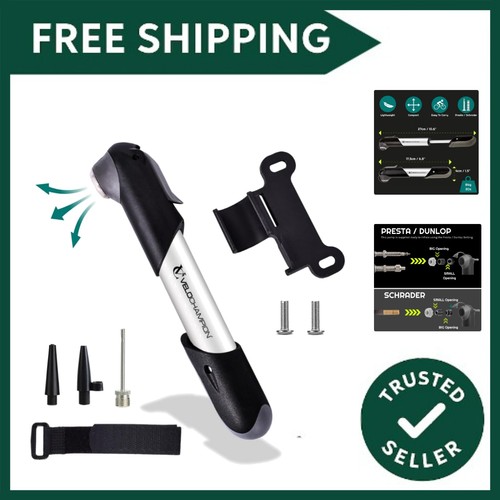Mini bike pump with frame - bike,
