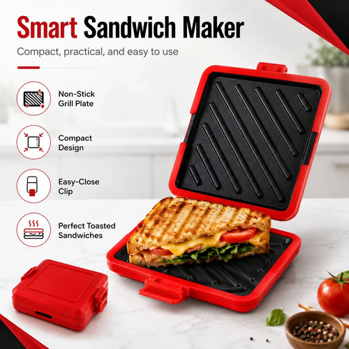 Microwave toastie maker - microwave,
