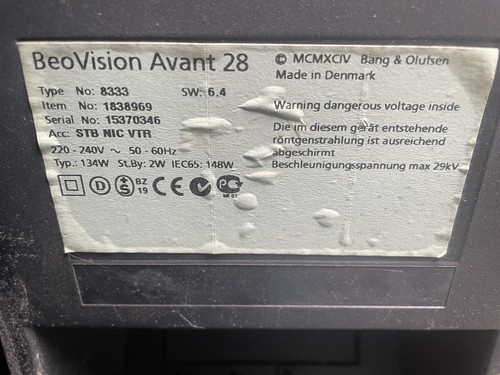 Bang olufsen beovision avant - olufsen,