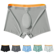Men Thin Ice Silk Boxers