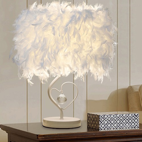 Vintage feather crystal - crystal, table