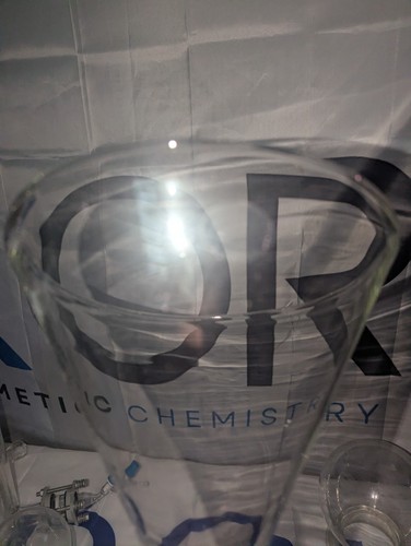 20cm glass lab funnel - glass, funnel.