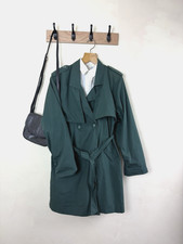 Vintage Trench Coat Green
