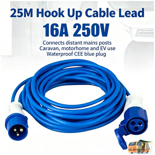 25m camping hook cable 16a - 25m,