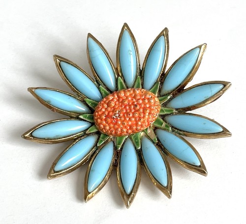 Vintage signed capri turquoise - signed,